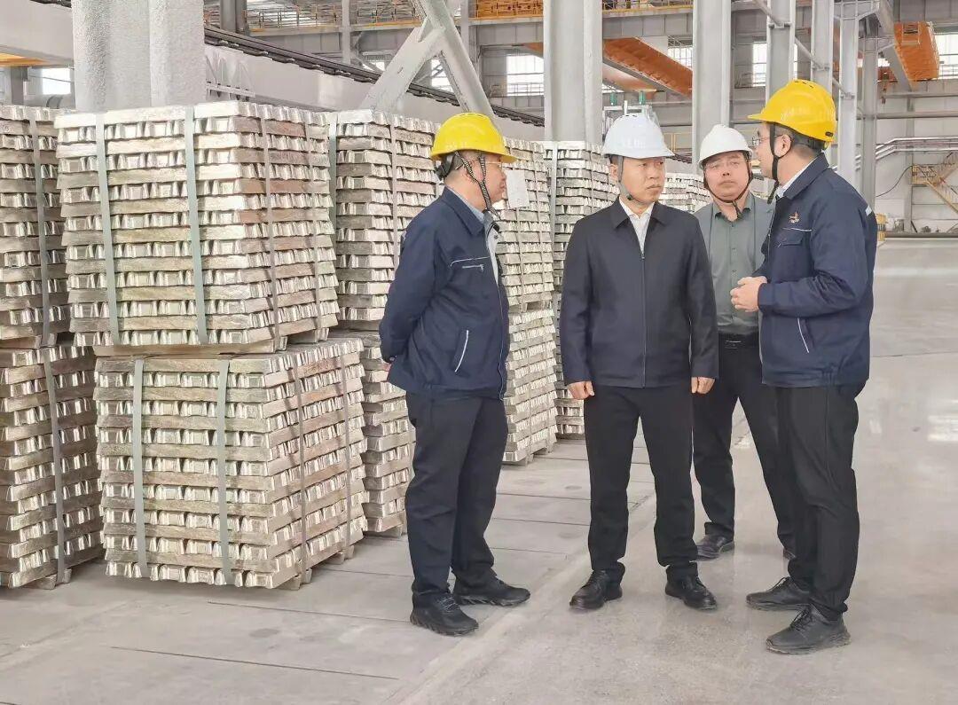 牛虎明一行到铜川铝基新材料项目现场督导调研