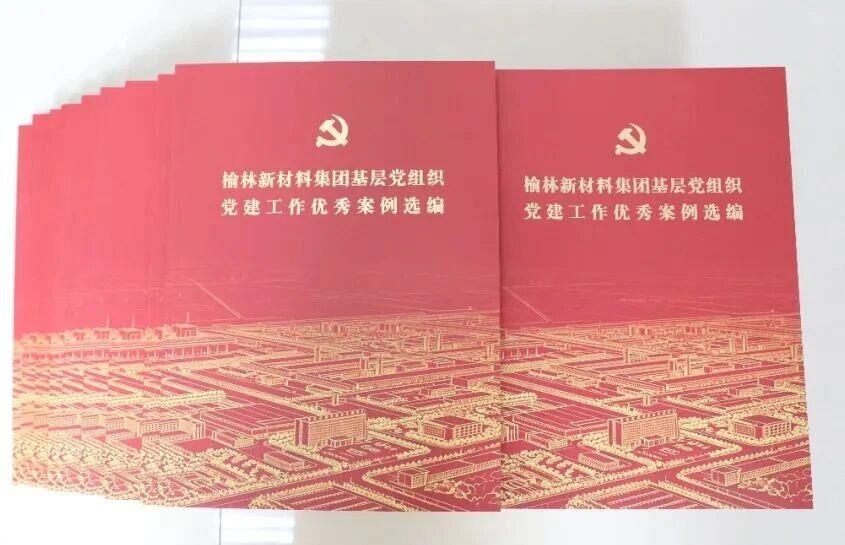 榆林新材料集团编印完成党建工作优秀案例选编 